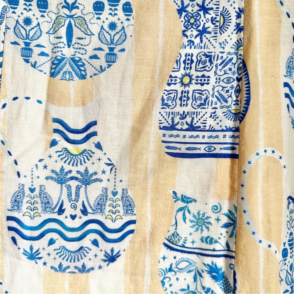 Never Fully Dressed Printed Vase Bandeau Midi Dress - Picture 7 of 10